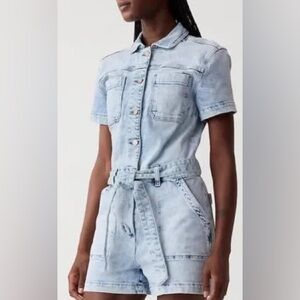 Gap Denim Shorts Romper Size 0